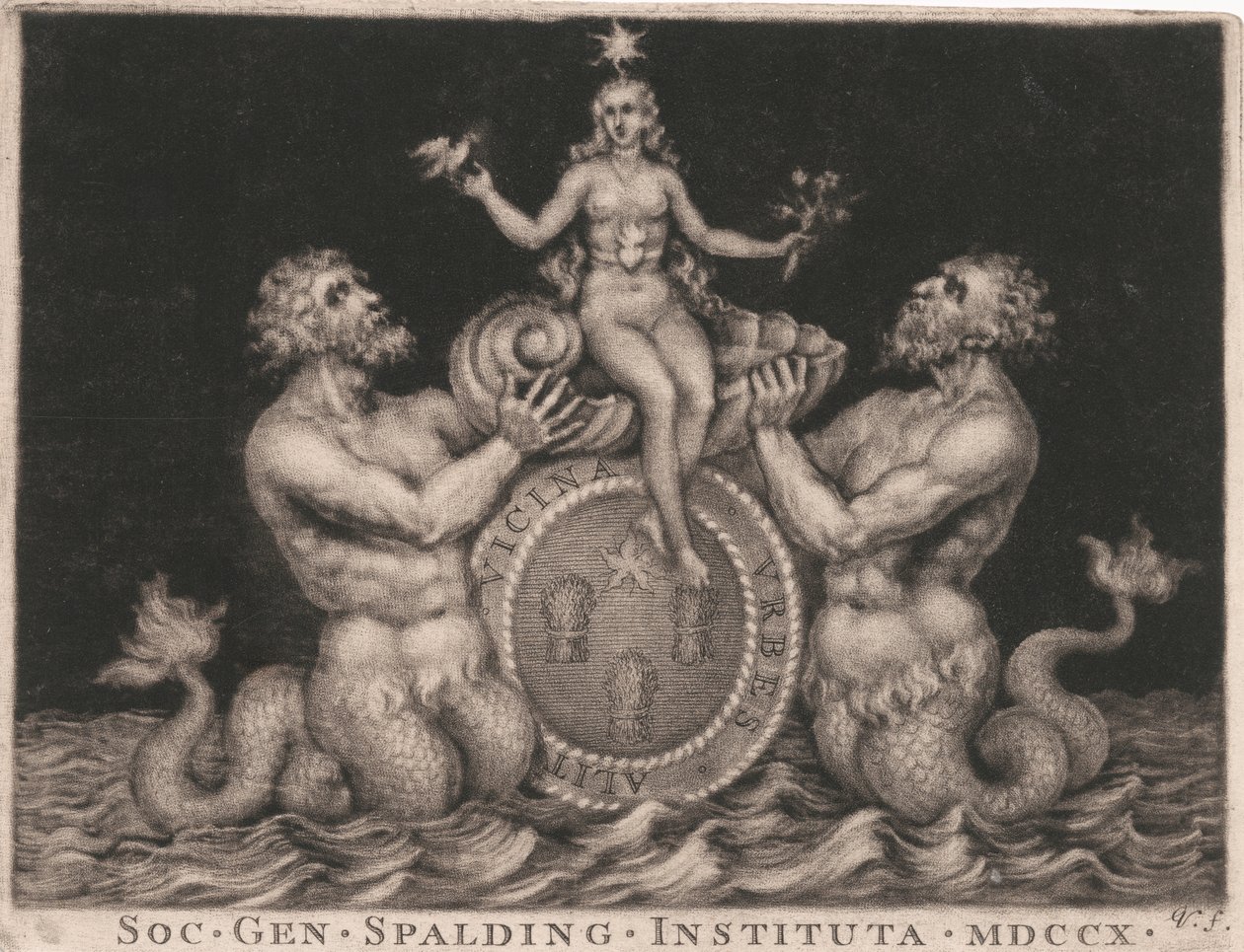 Placa: Sociedad de Caballeros de Spalding de George Vertue