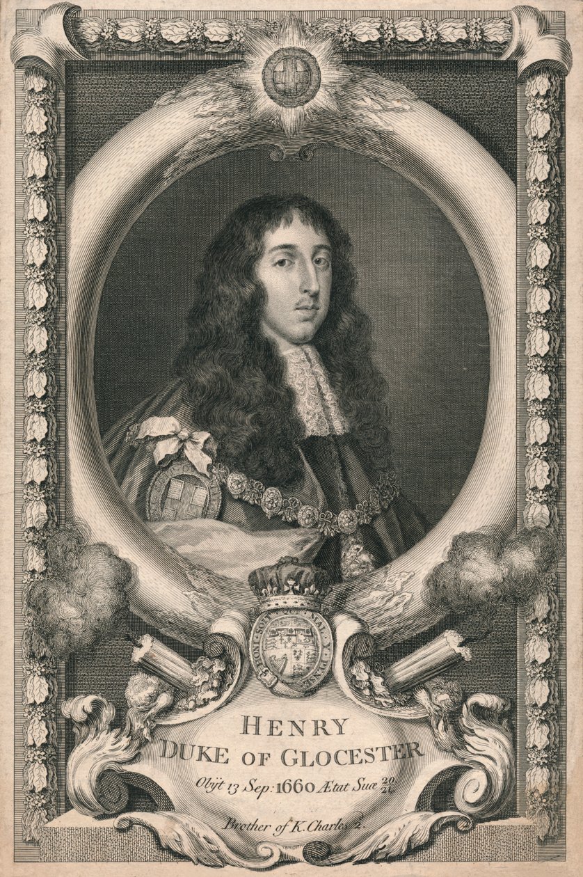 Enrique, duque de Gloucester, 1736 de George Vertue