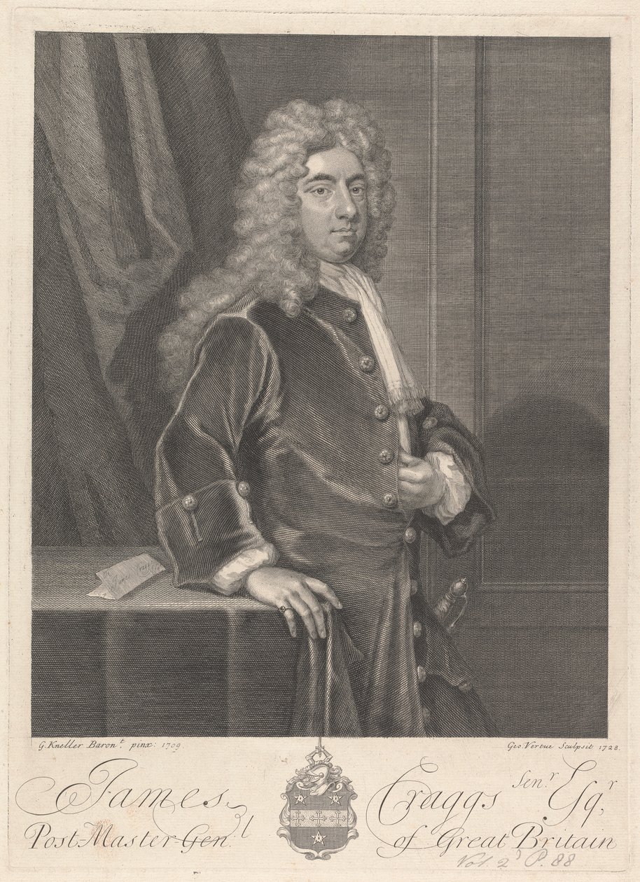 James Craggs el Viejo de George Vertue