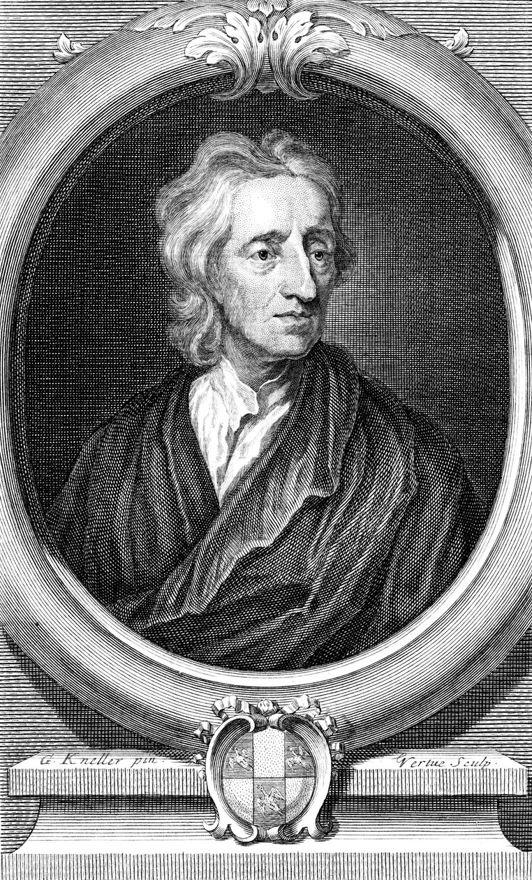 John Locke, filósofo inglés, c1713 de George Vertue