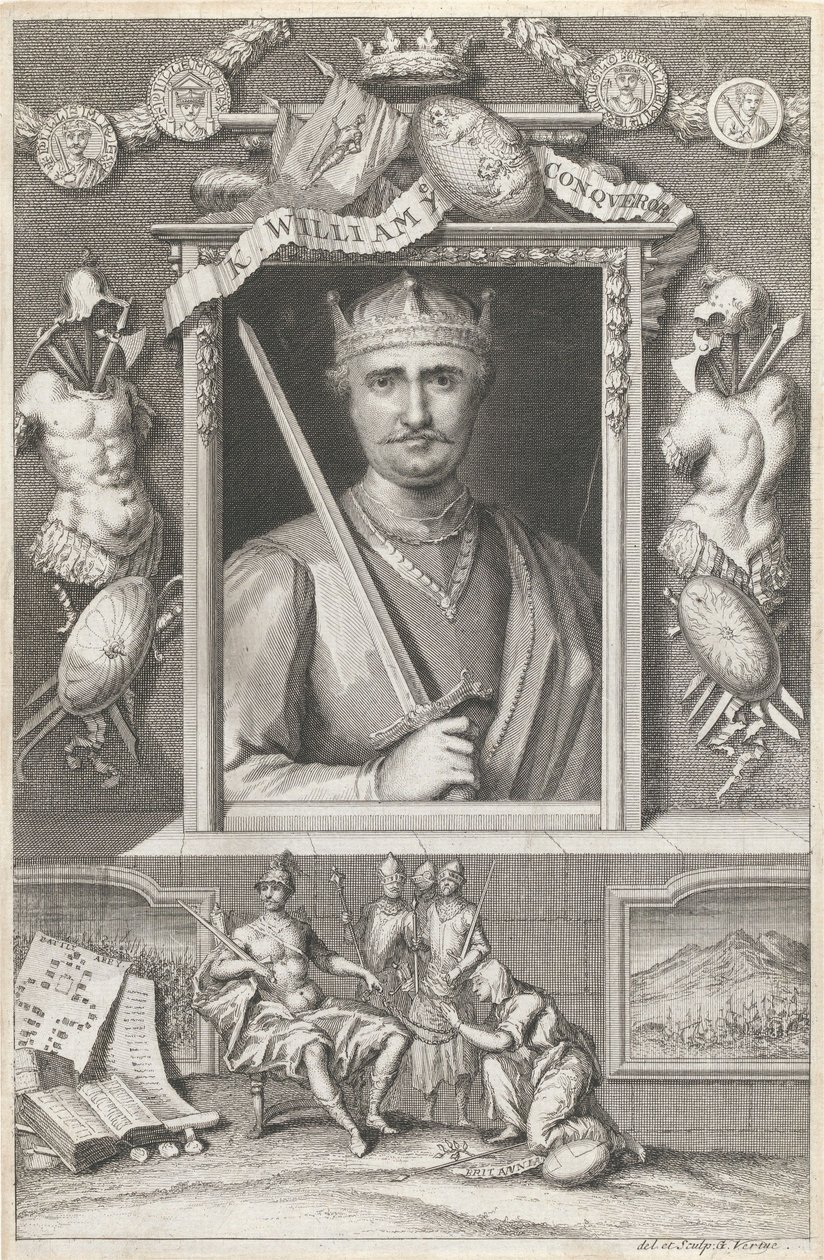 El rey Guillermo el Conquistador de George Vertue