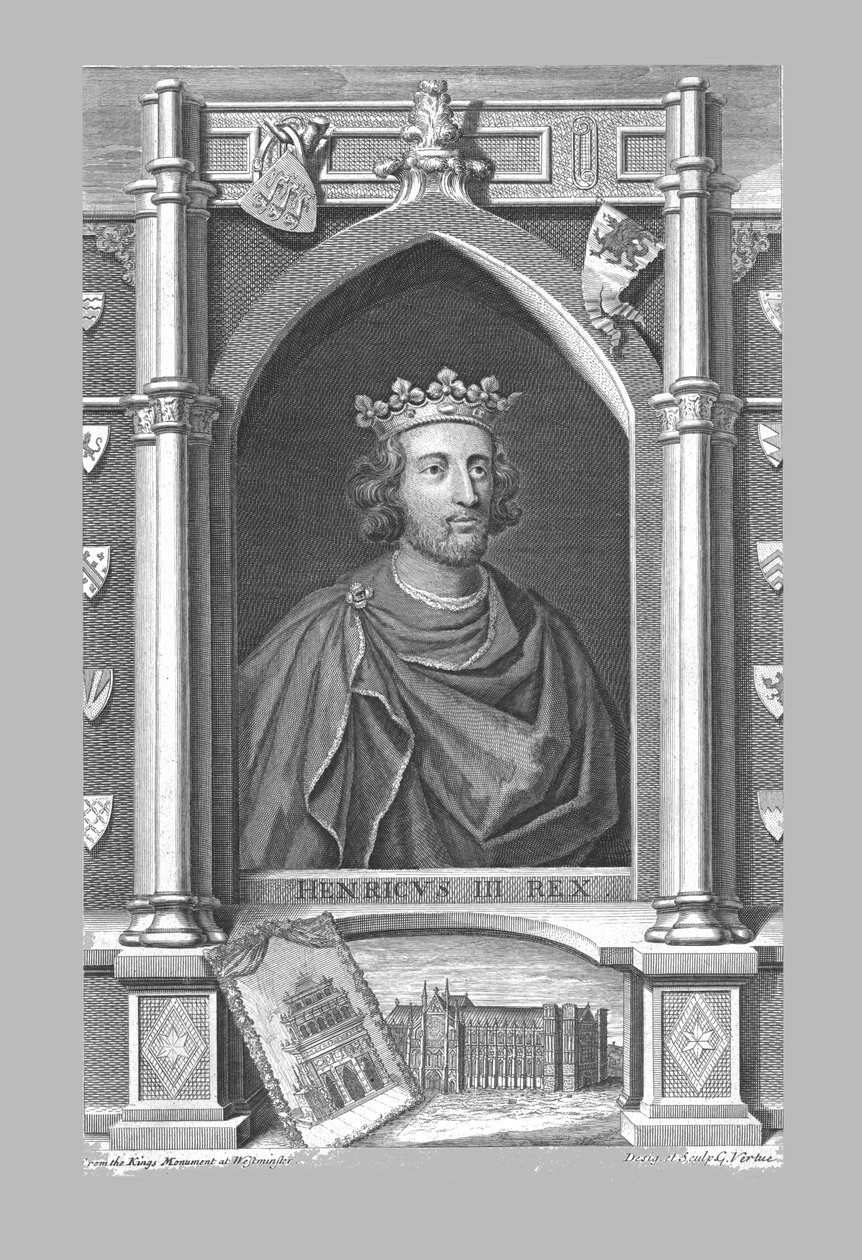 Monumento a Enrique III, c. 1730s de George Vertue