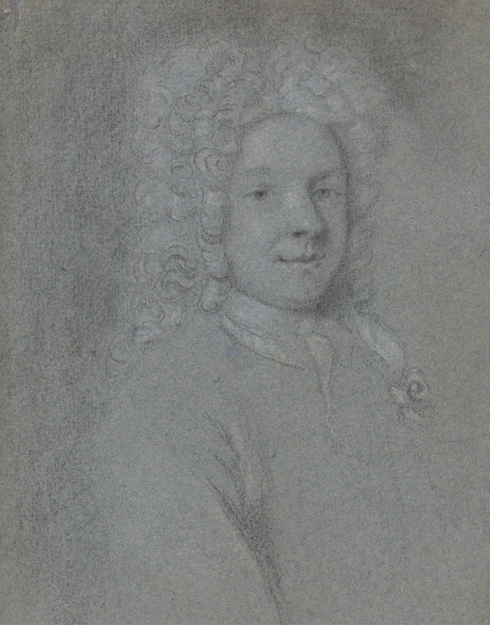 Retrato de John Dixon, mirando a la derecha de George Vertue