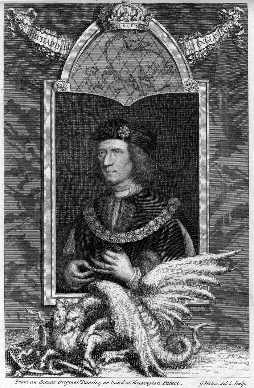 Ricardo III de Inglaterra, siglo XVIII de George Vertue