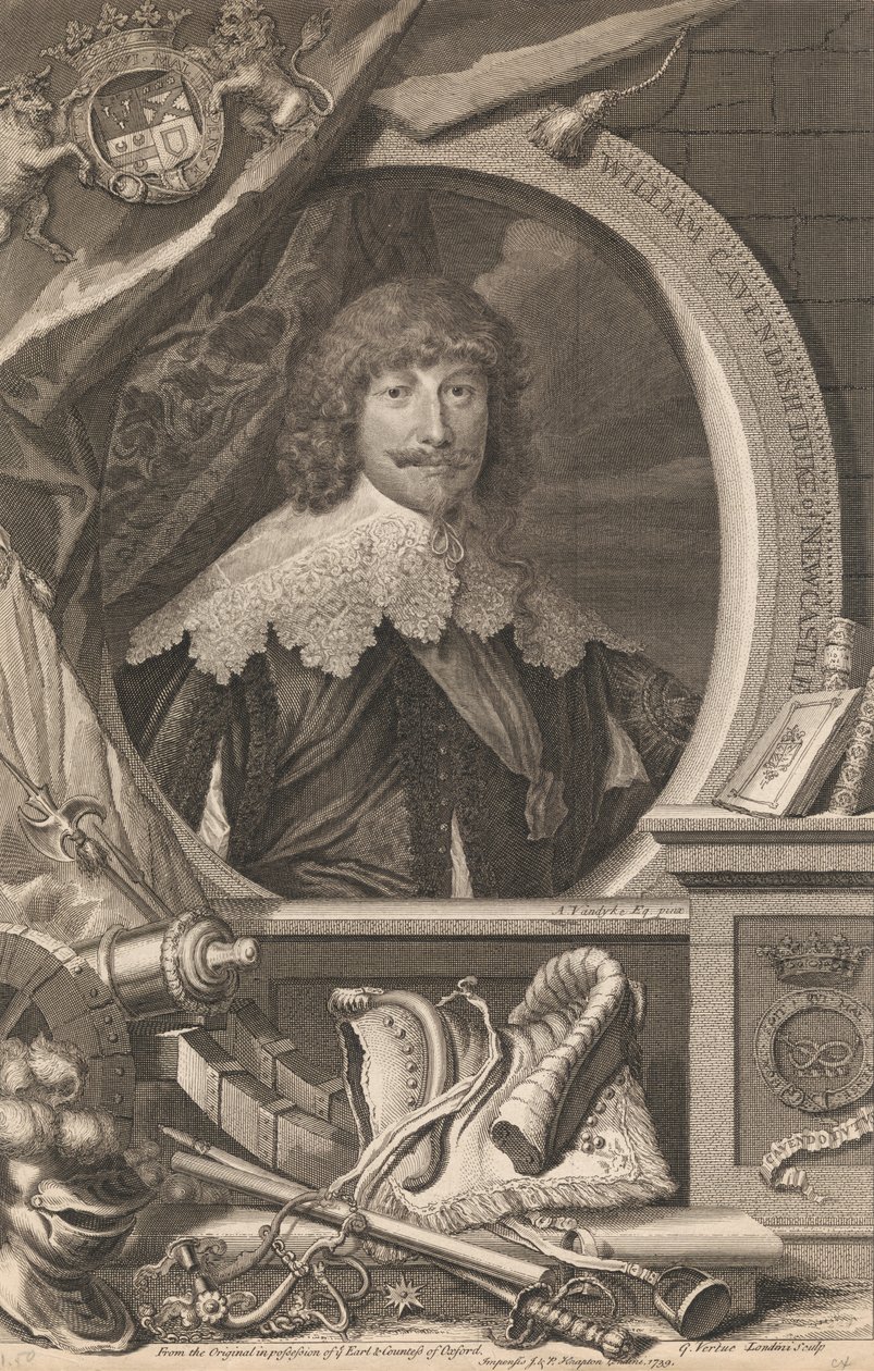 William Cavendish, duque de Newcastle de George Vertue
