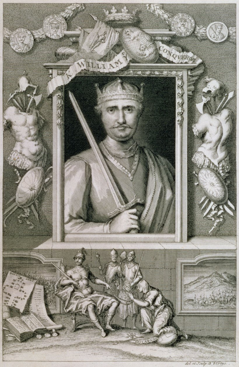 Guillermo I el Conquistador (1027-87) Rey de Inglaterra desde 1066 de George Vertue