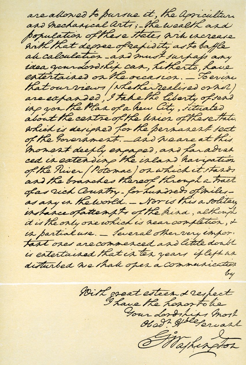 Carta de George Washington al Conde de Buchan, Filadelfia, 22 de abril de 1793 de George Washington
