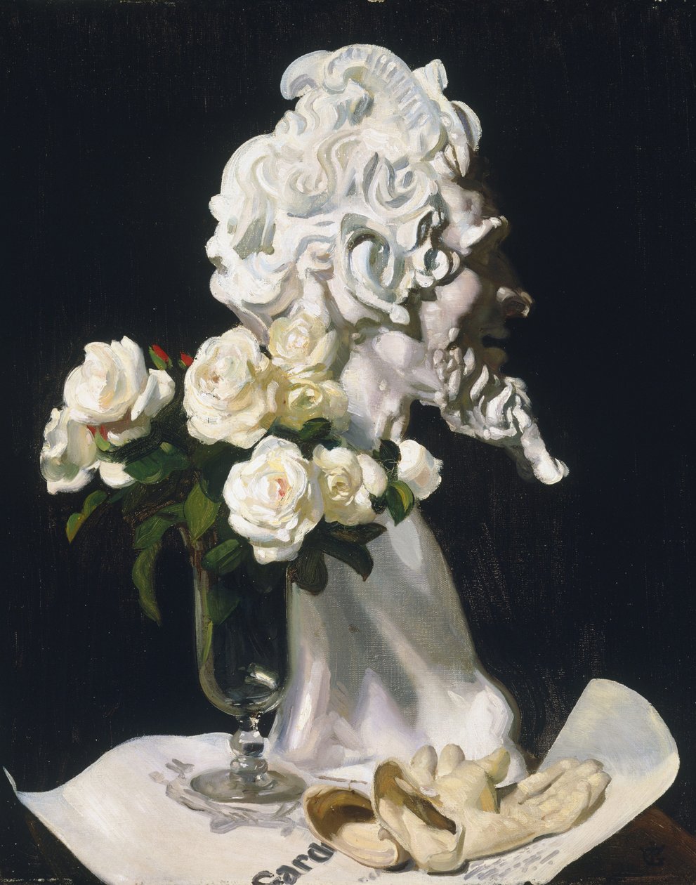 Pan está muerto (naturaleza muerta) de George Washington Lambert