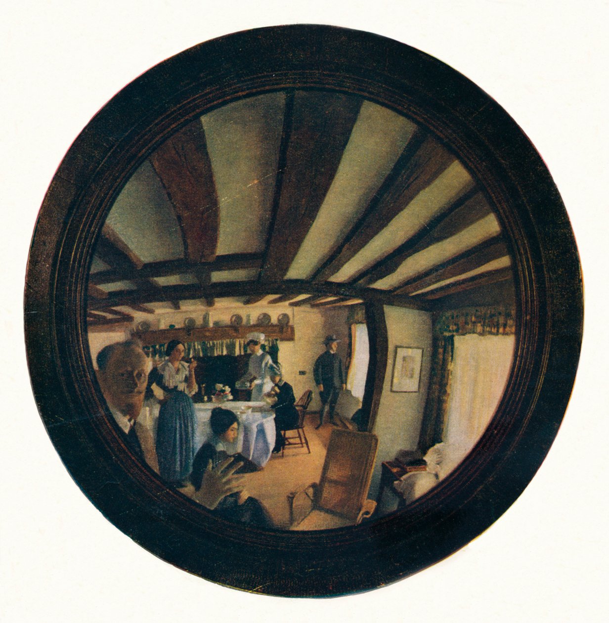 El espejo convexo, c. 1916 de George Washington Lambert