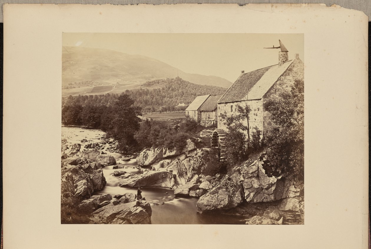 Un molino de agua en las Highlands de George Washington Wilson