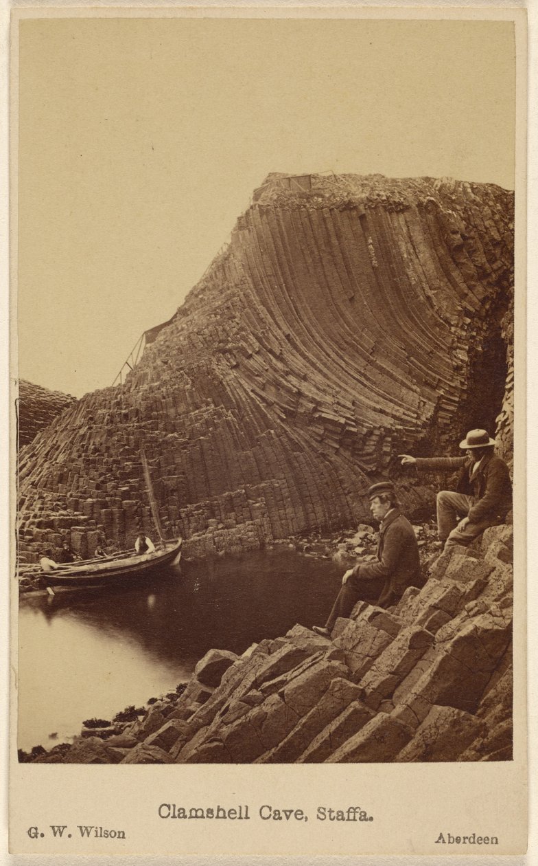 Cueva de Clamshell, Staffa de George Washington Wilson