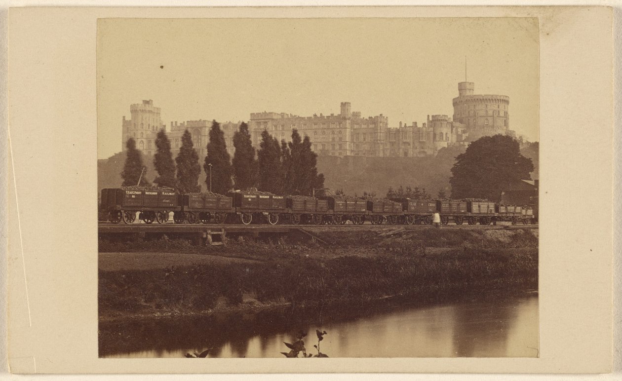 Castillo de Windsor, visto desde el río Támesis de George Washington Wilson