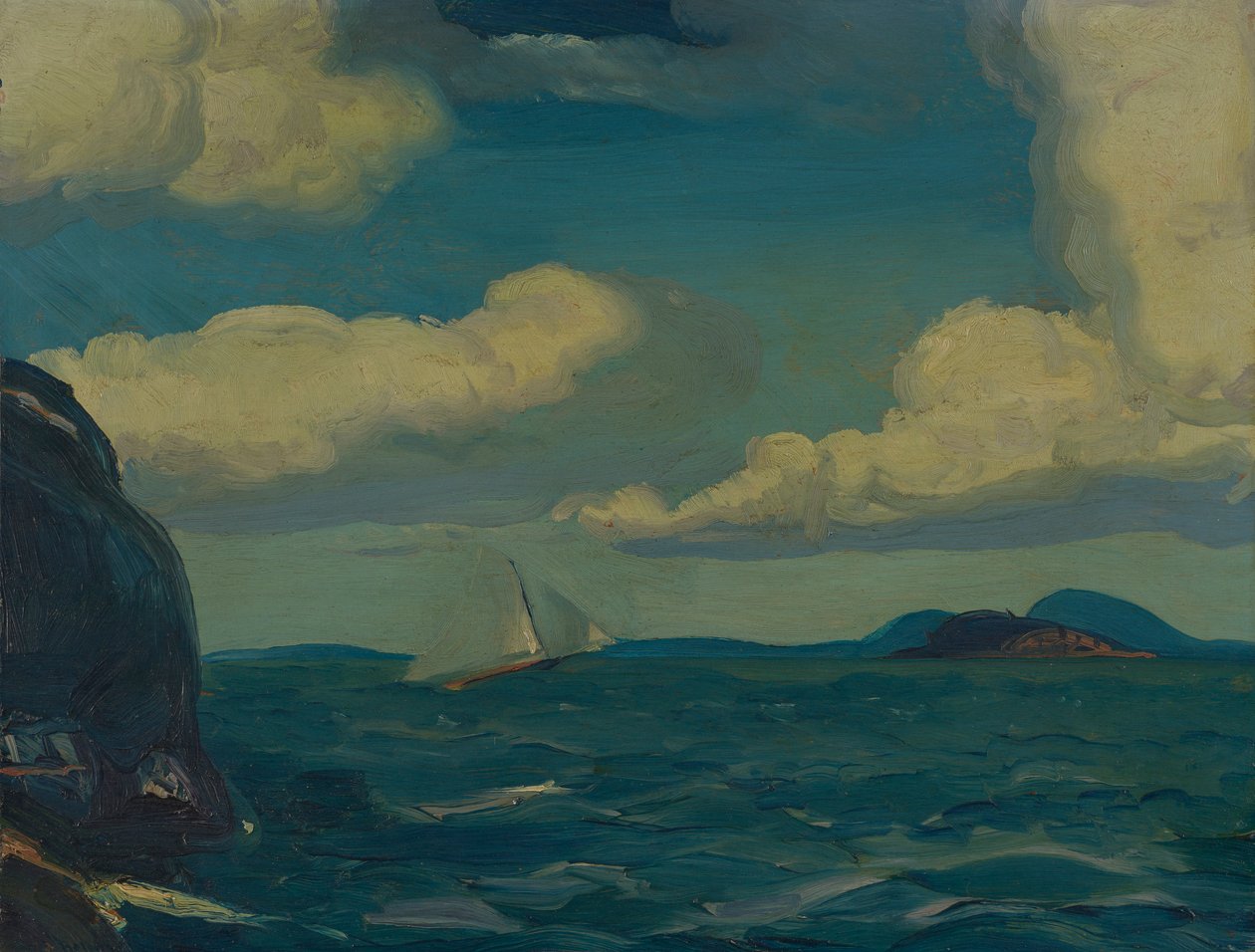 Una brisa fresca de George Wesley Bellows