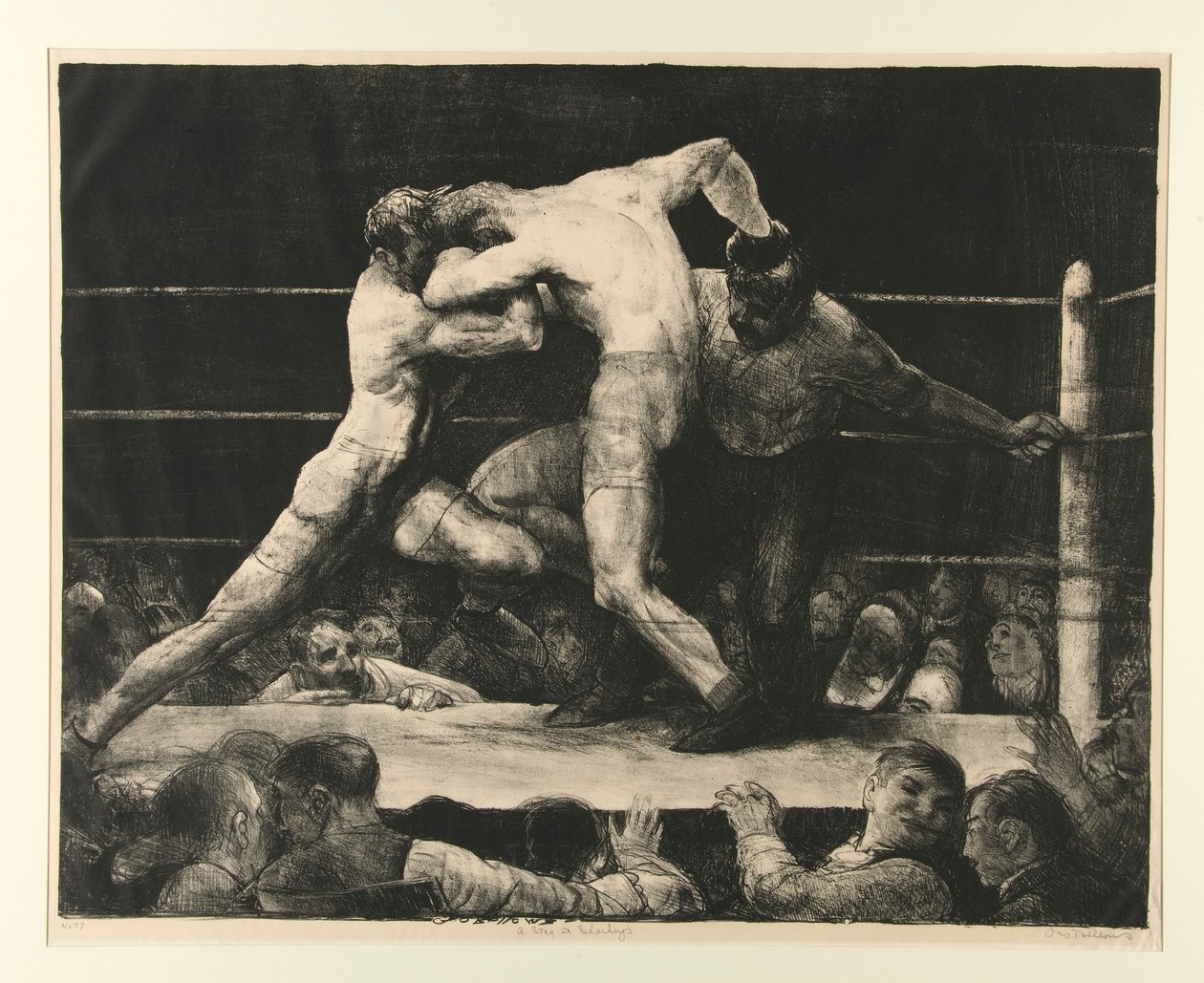 Un ciervo en Sharkey de George Wesley Bellows