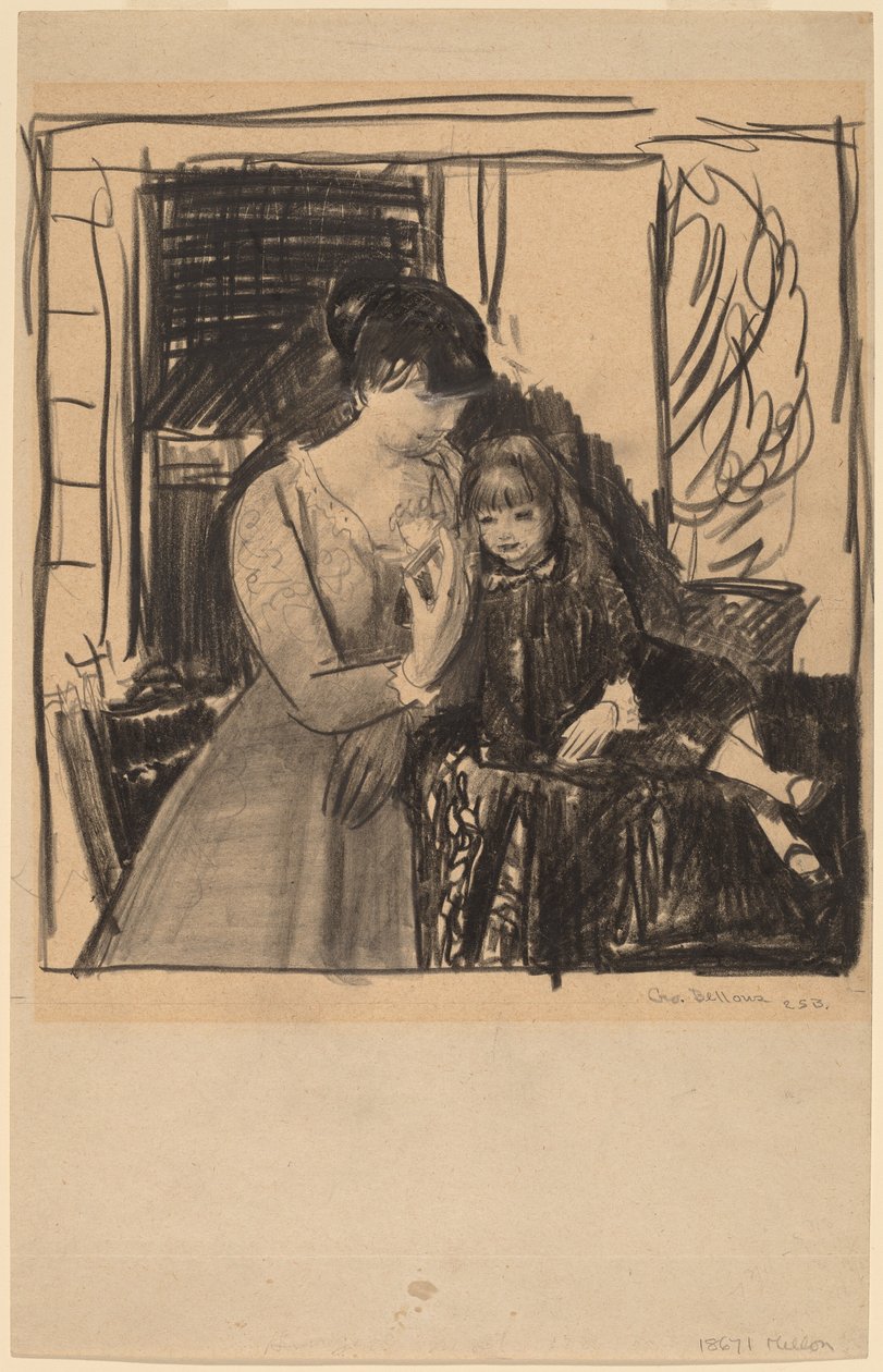 Anne y su madre de George Wesley Bellows