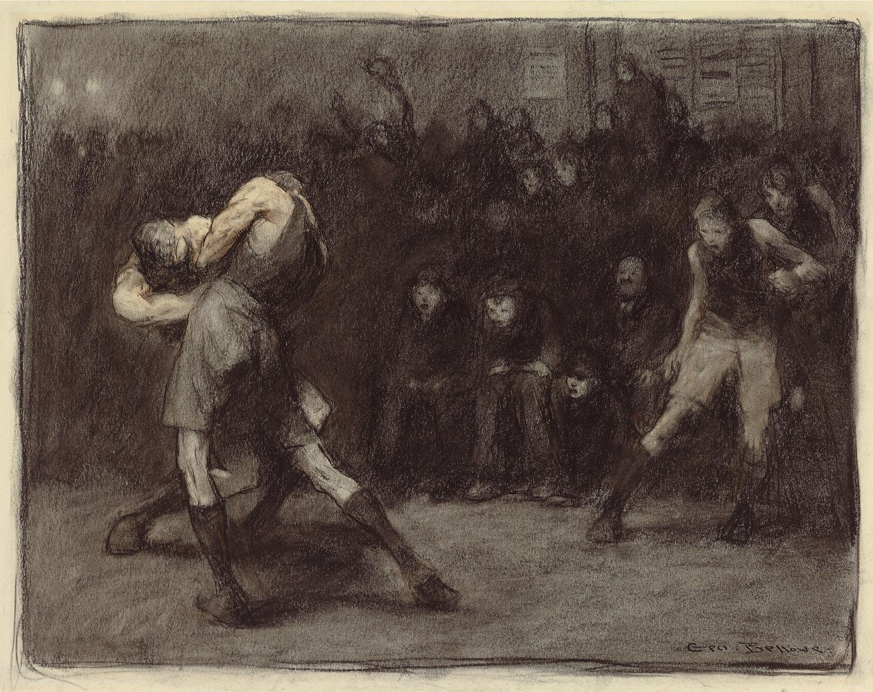 Baloncesto, 1906 de George Wesley Bellows