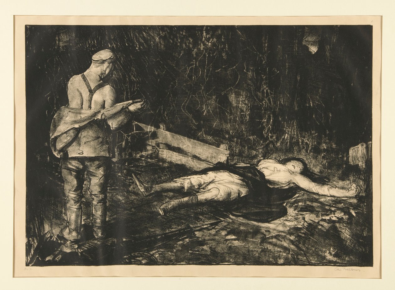Granja belga de la serie War de George Wesley Bellows