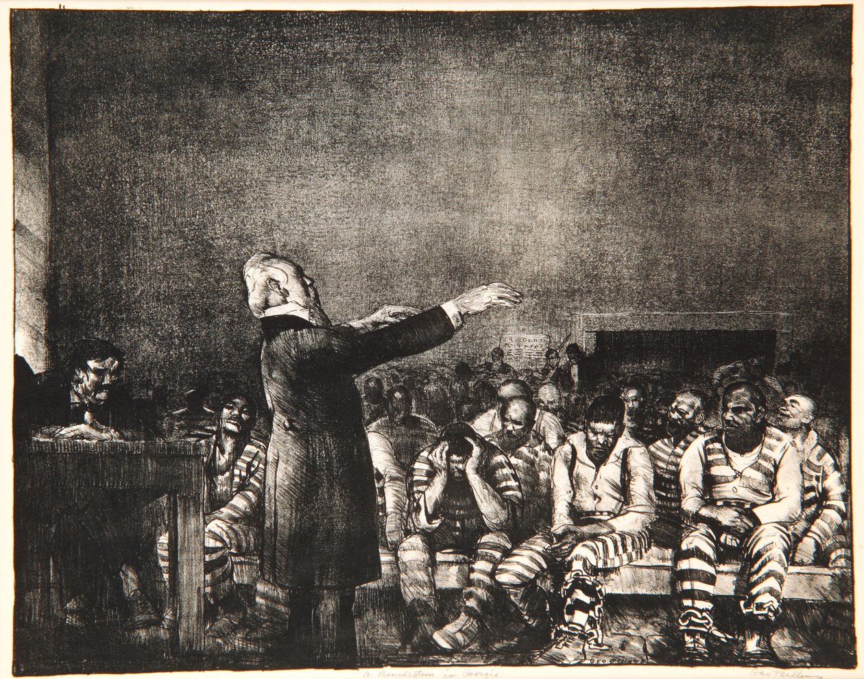 Bendición en Georgia, 1916 de George Wesley Bellows