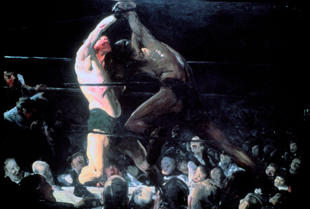 Ambos miembros de este club, 1909 de George Wesley Bellows