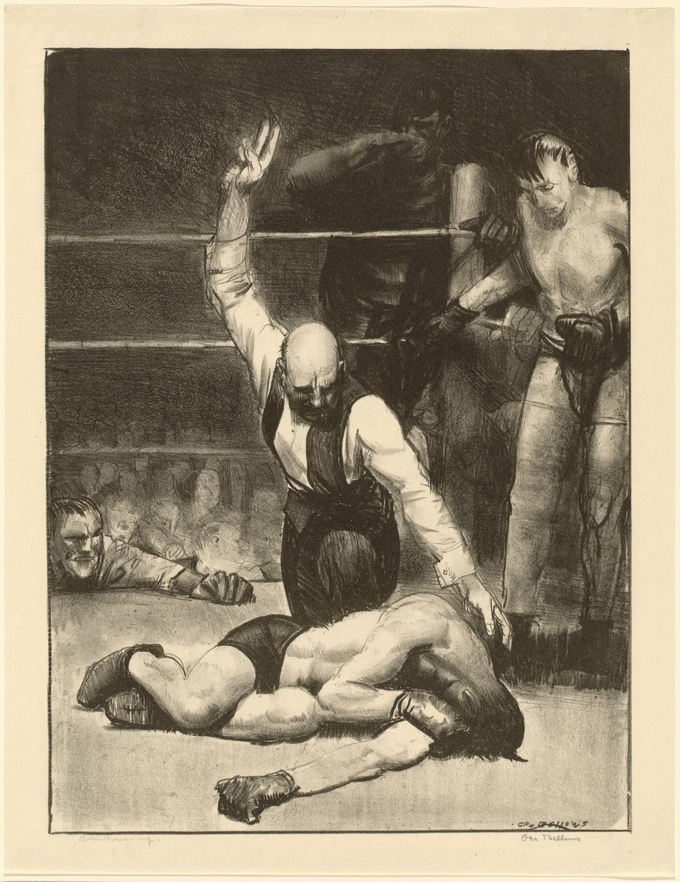 Contado, segunda piedra, 1921 de George Wesley Bellows