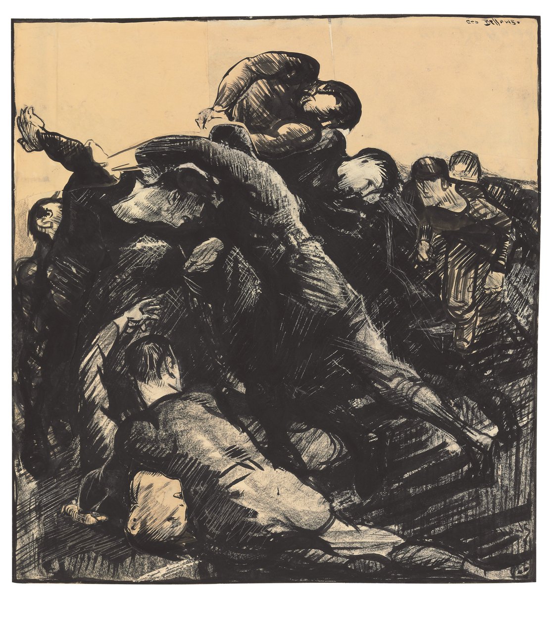 Sujétalos, 1912 de George Wesley Bellows