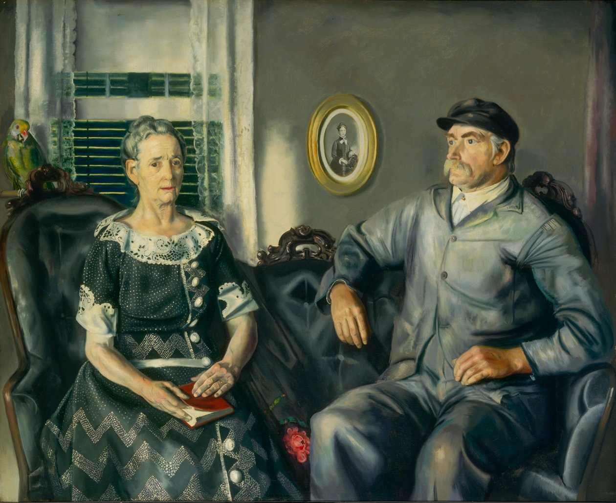 Sr. y Sra. Phillip Wase, 1924 de George Wesley Bellows