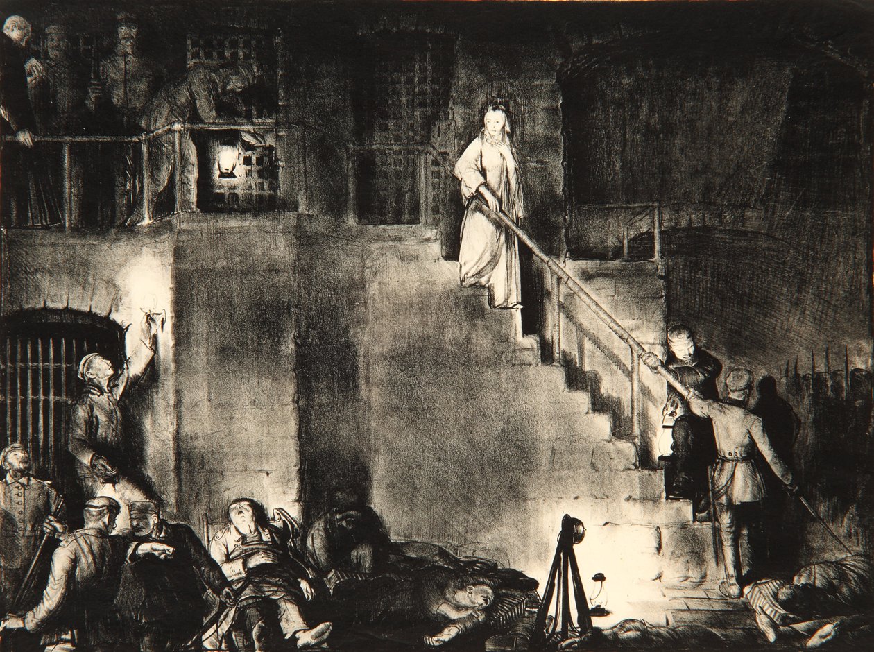 Asesinato de Edith Cavell de George Wesley Bellows