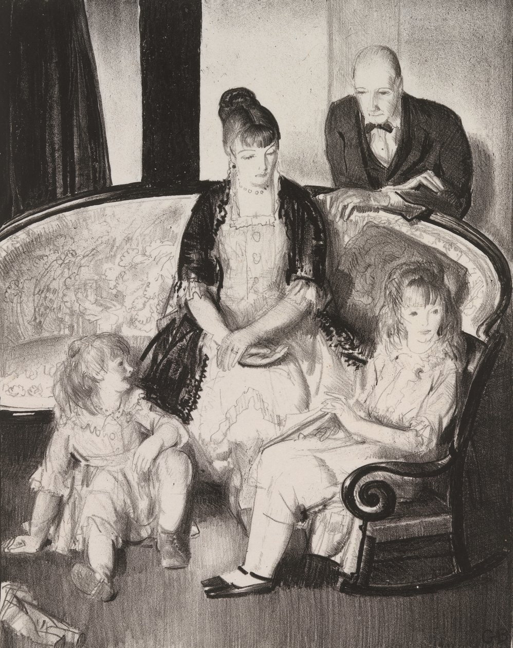 Mi familia, segunda piedra de George Wesley Bellows
