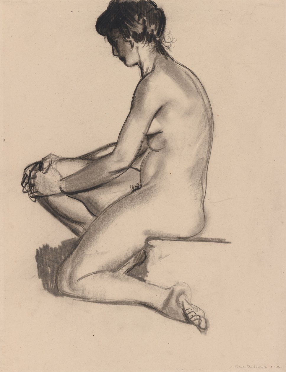 Mujer desnuda de George Wesley Bellows