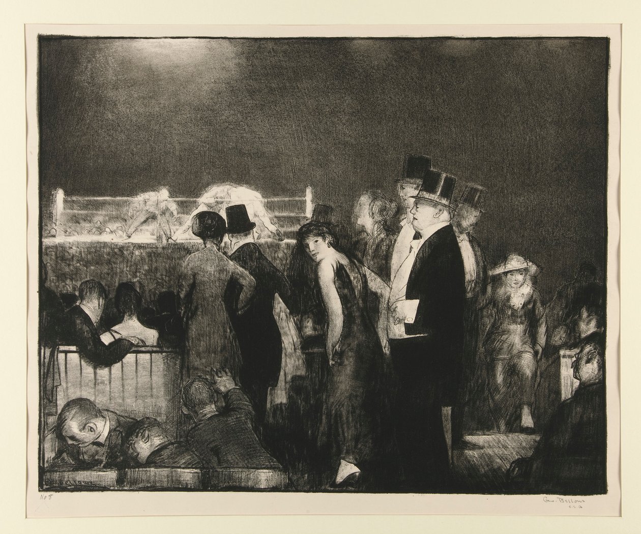 Preliminares del Big Bout, No. 8 de George Wesley Bellows