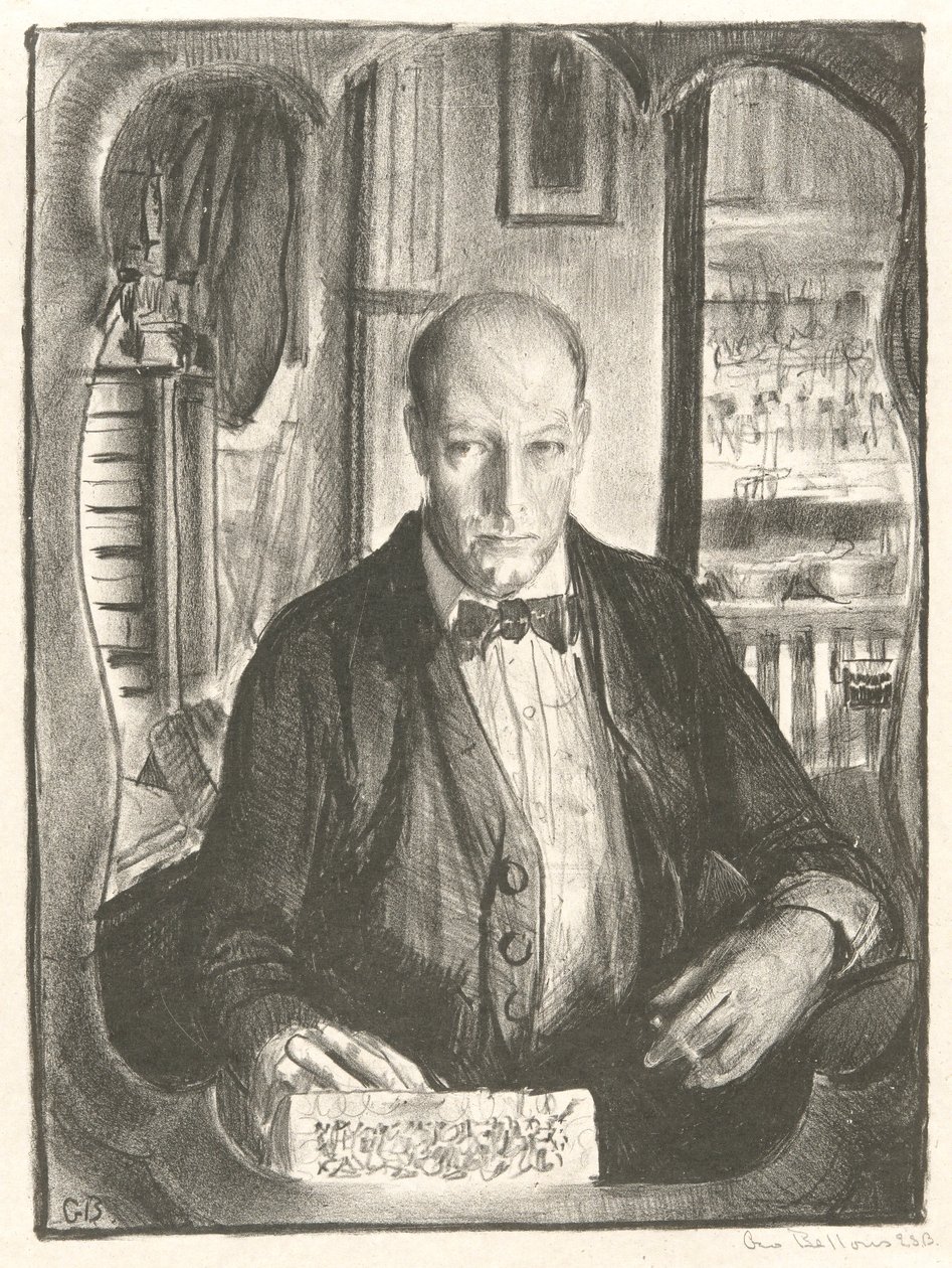 Auto retrato de George Wesley Bellows