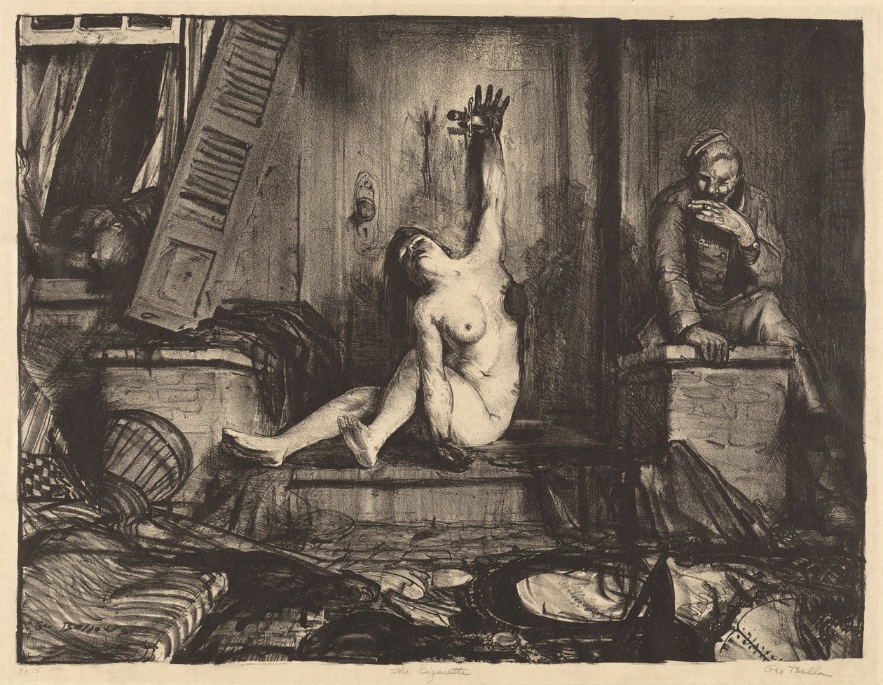 El cigarrillo de George Wesley Bellows