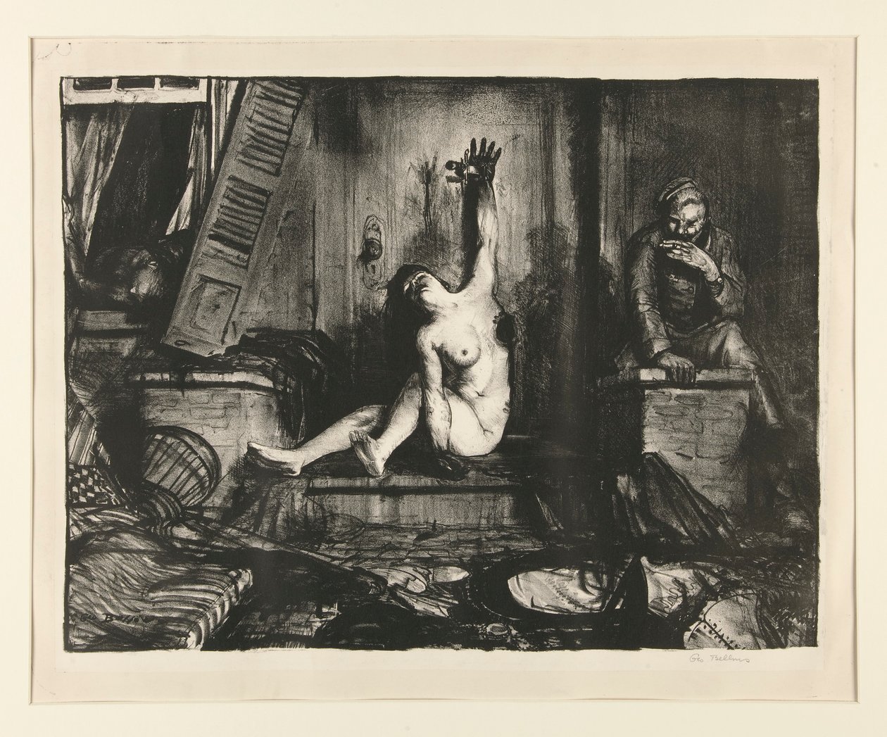 El cigarrillo de la serie de guerra de George Wesley Bellows