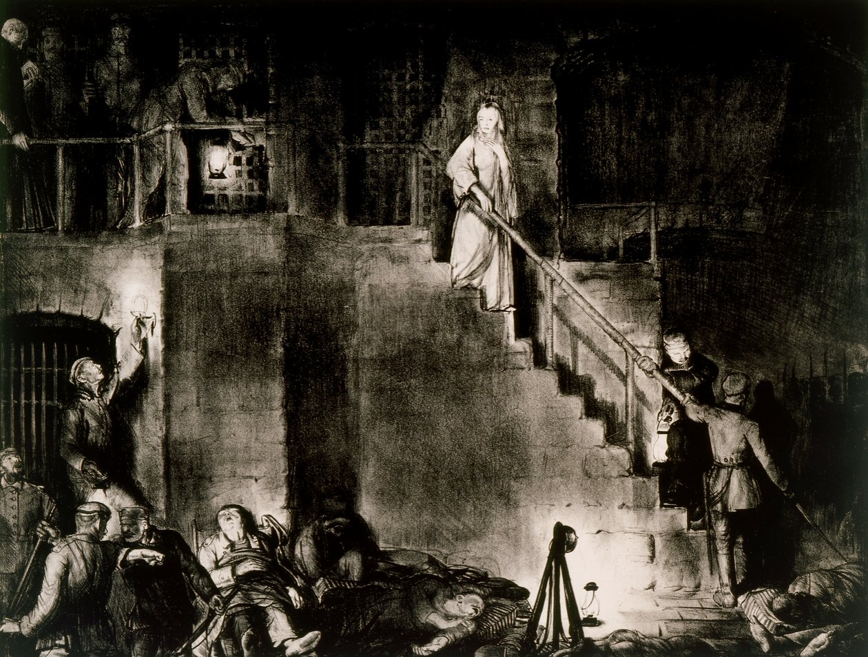 El asesinato de Edith Cavell de George Wesley Bellows