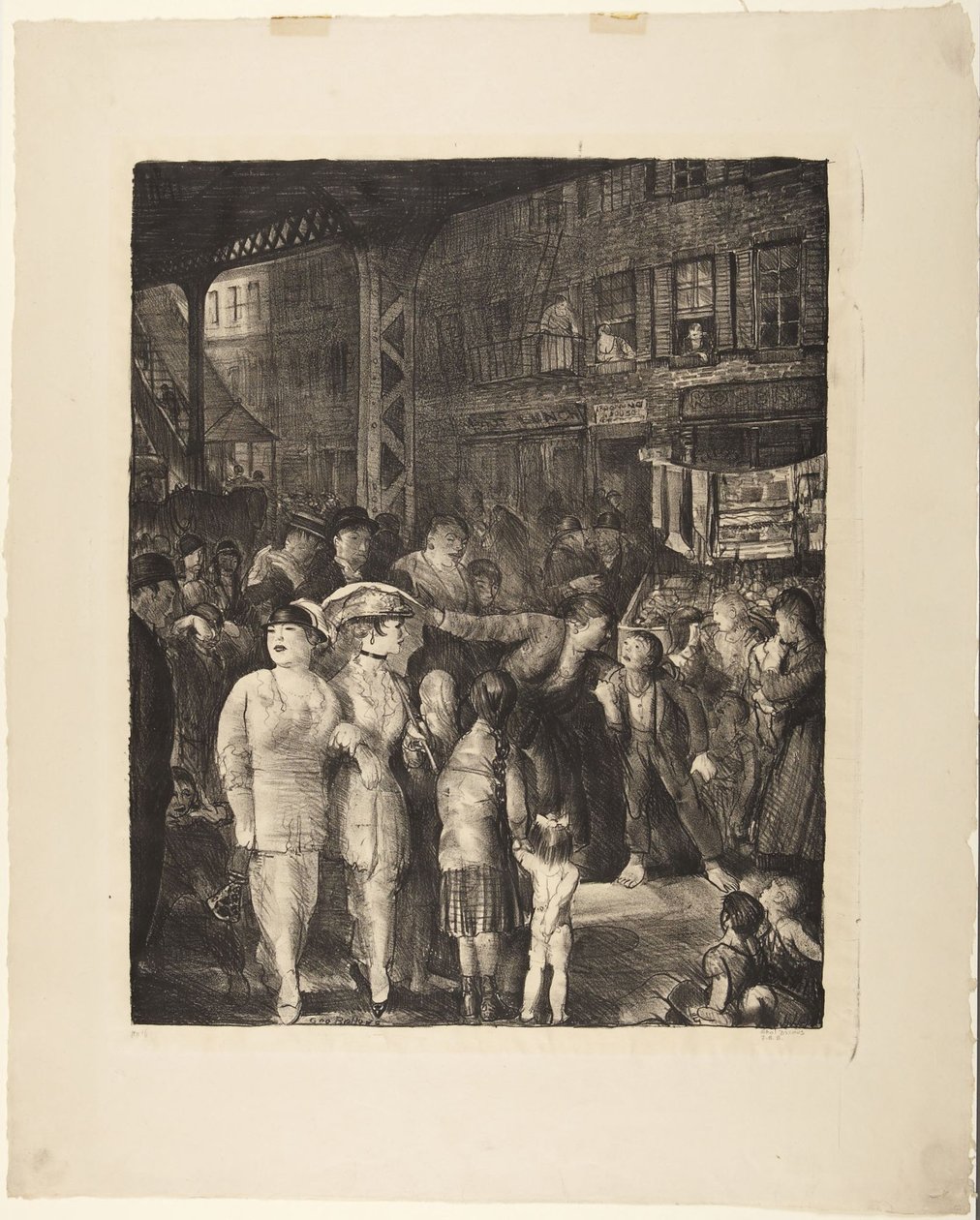 La calle de George Wesley Bellows