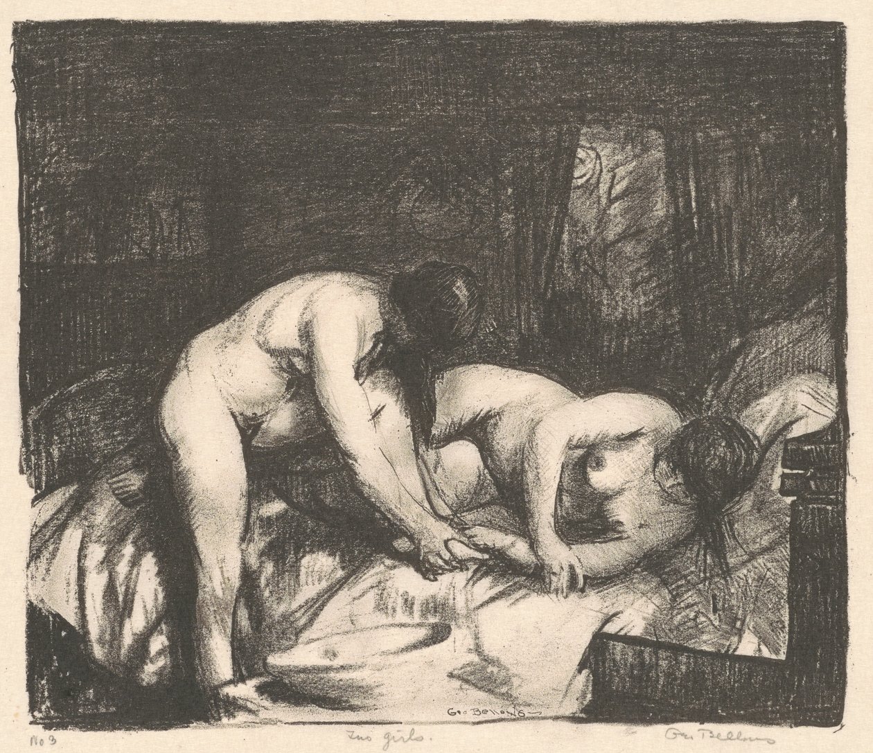Dos chicas de George Wesley Bellows