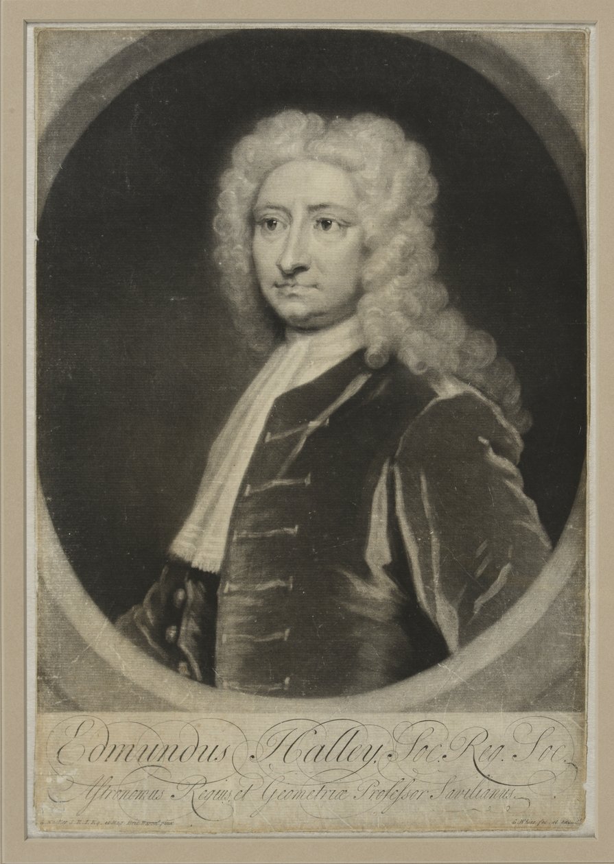 Edmundus Halley, c.1705 de George White