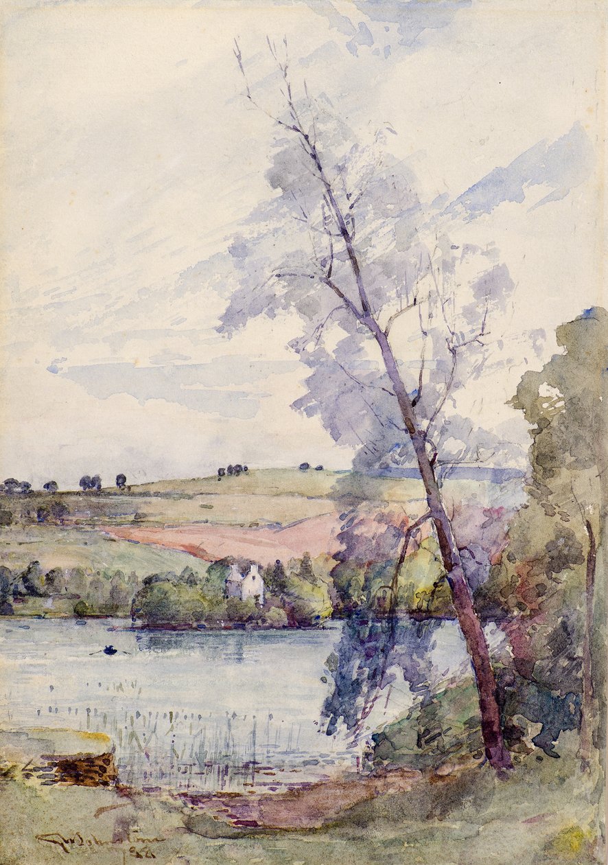 Escena del Lago de George Whitton Johnstone