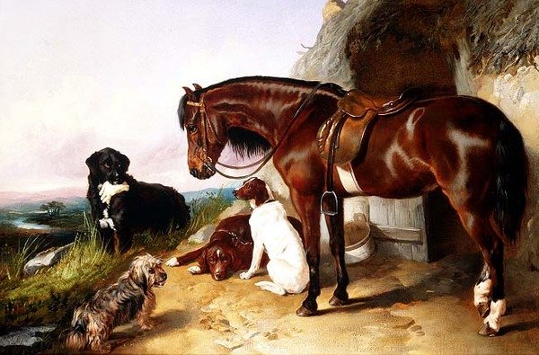 Retratos de favoritos de George Wiliam Horlor