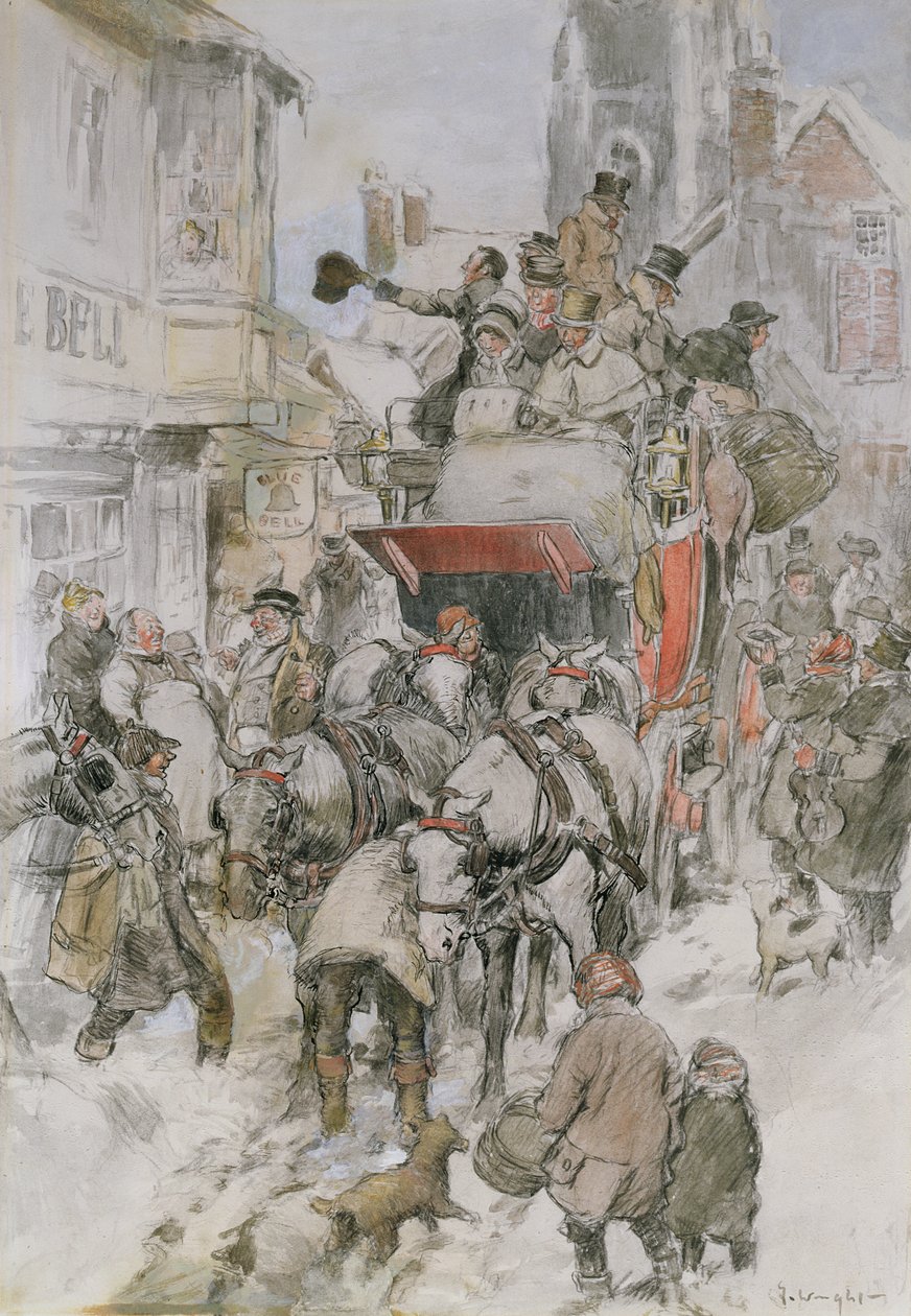 El coche de Navidad de George Wright