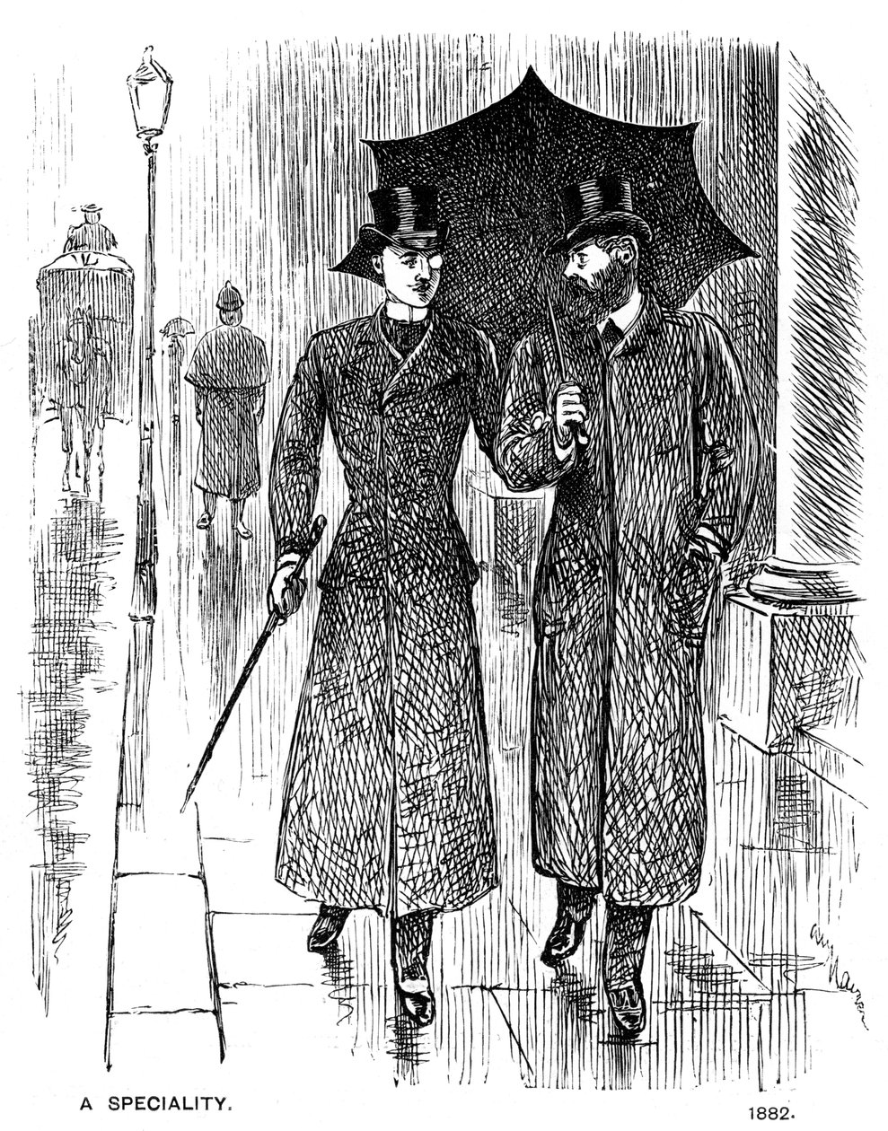 Una especialidad, 1882 de George du Maurier