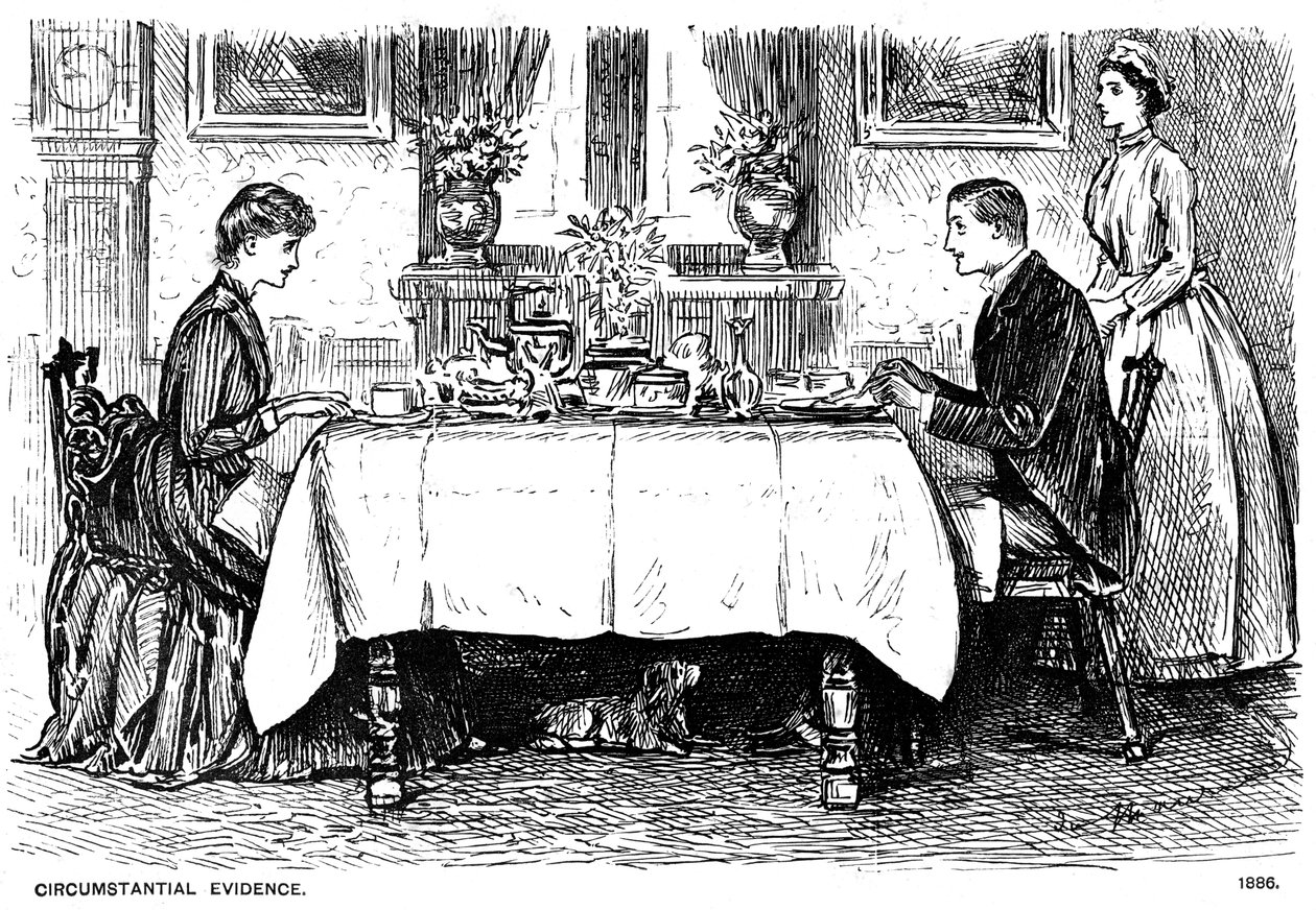Evidencia circunstancial, 1886-1891 de George du Maurier
