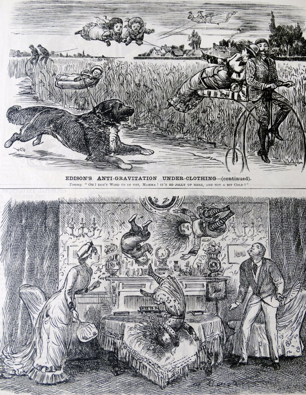 La ingeniosidad de EDISON vista por George du Maurier de George du Maurier