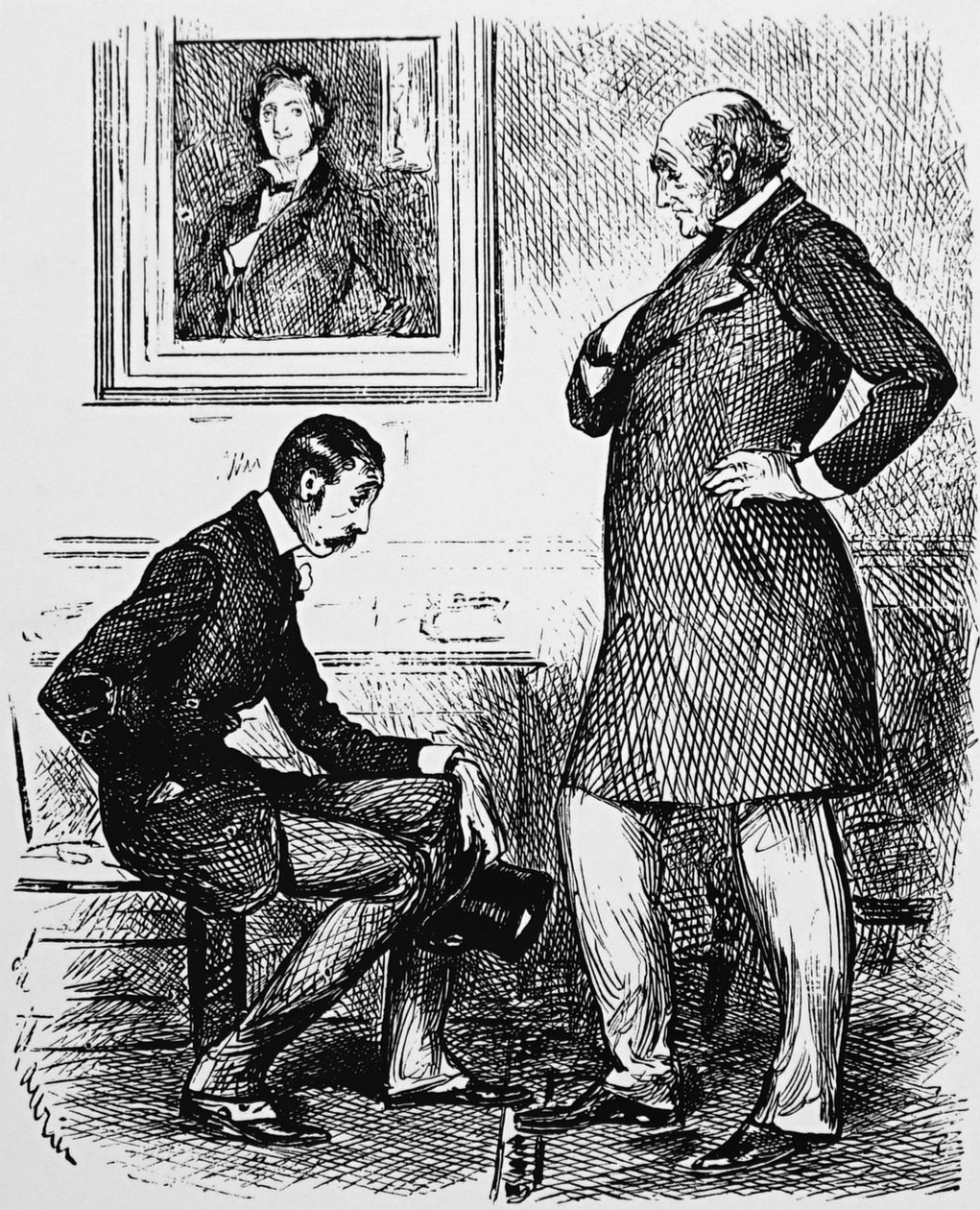 Padre y Hijo Pródigo de George du Maurier