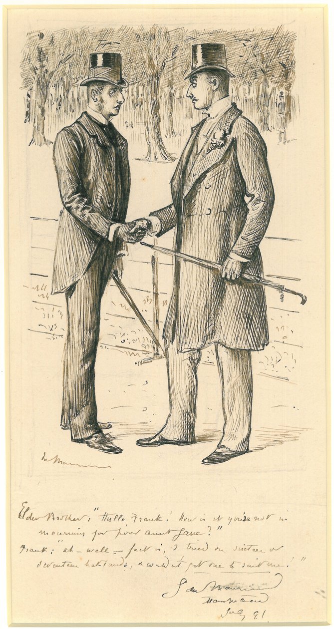 ¡Hola Frank!, 1891 de George du Maurier