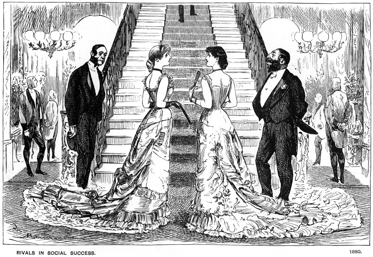 Rivales en el Éxito Social, 1880 1891 de George du Maurier