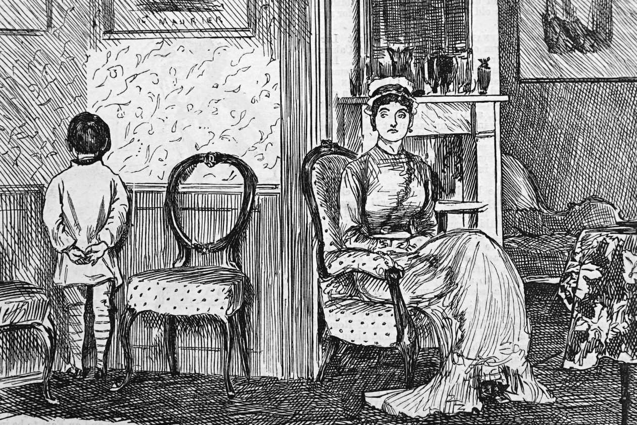 La dificultad de mantener la ventaja de George du Maurier