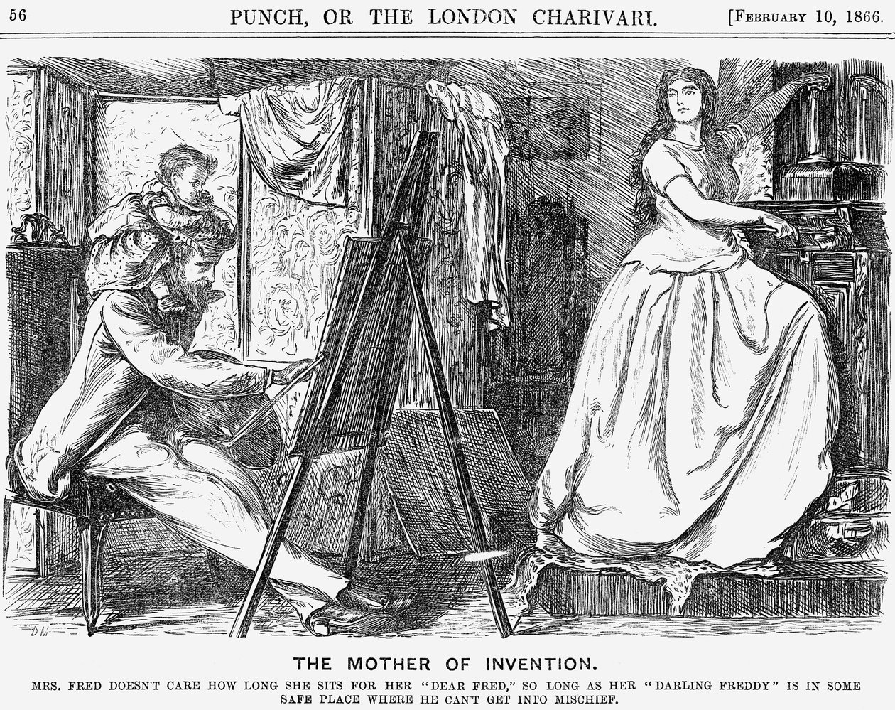 La madre de la invención de George du Maurier