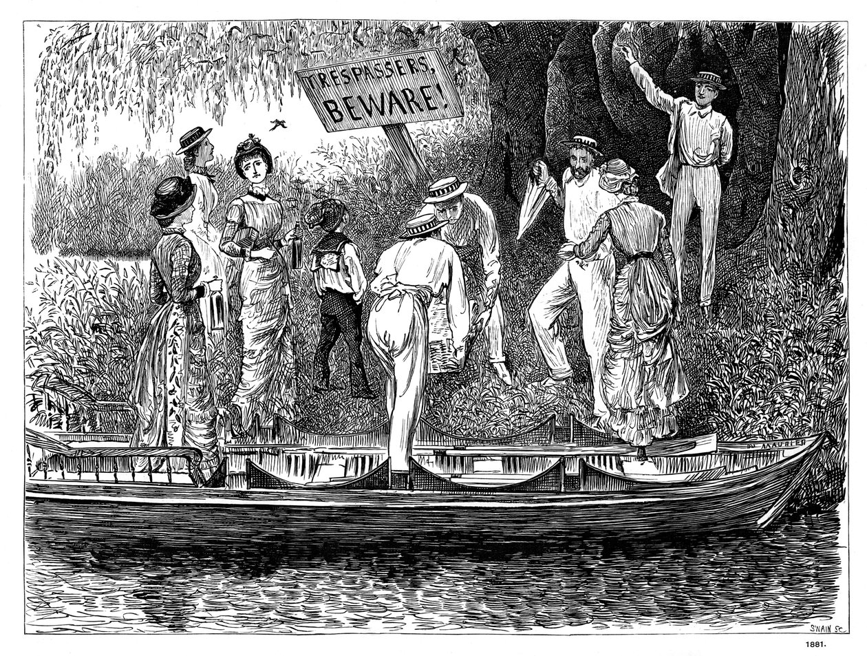 Los terrores de la ley de George du Maurier