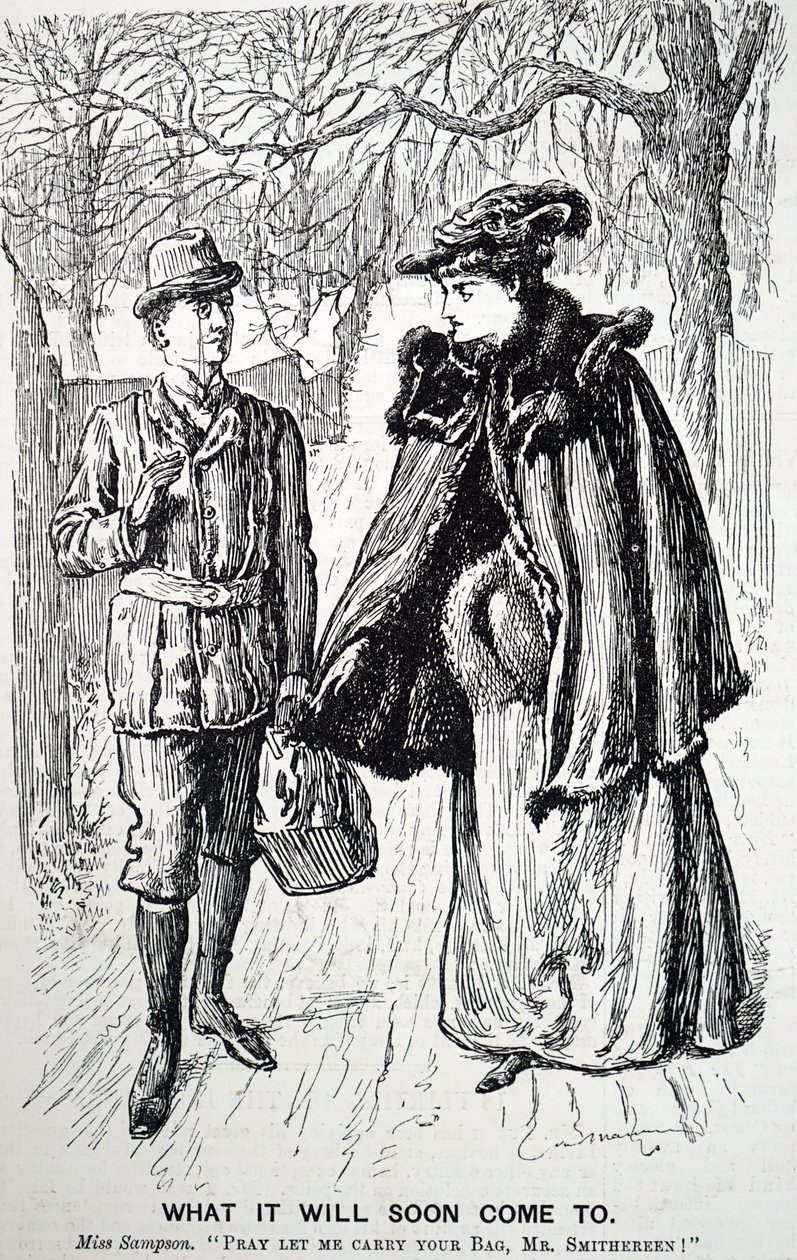 Los comportamientos de la mujer moderna de George du Maurier